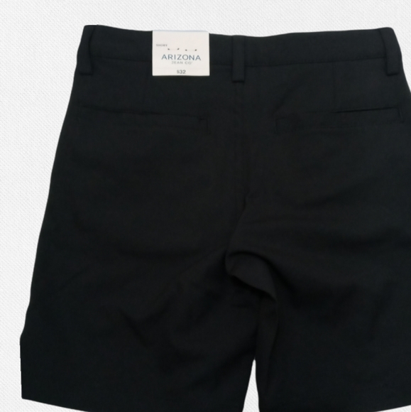 Arizona Jean Co Boys Shorts Size 6 Reg Black Color - Picture 2 of 13